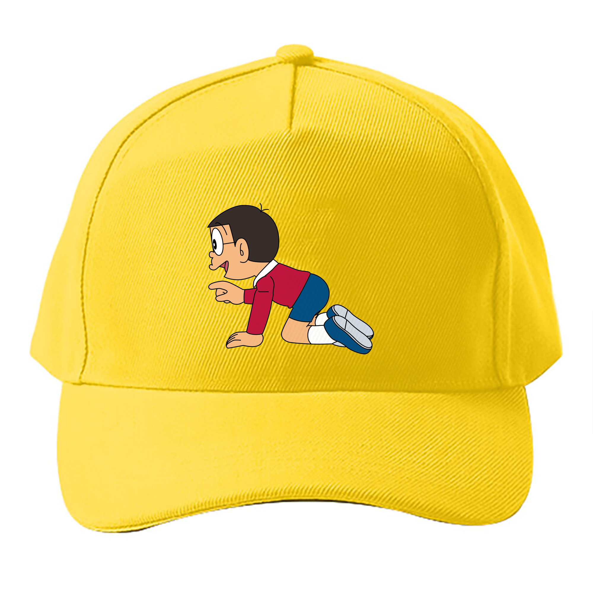 （画像用） ドラえもん 野比 のび太 Doraemon Nobita Nobi ベースボールキャップ 綿100％ 男女兼用 帽子 スポーツ